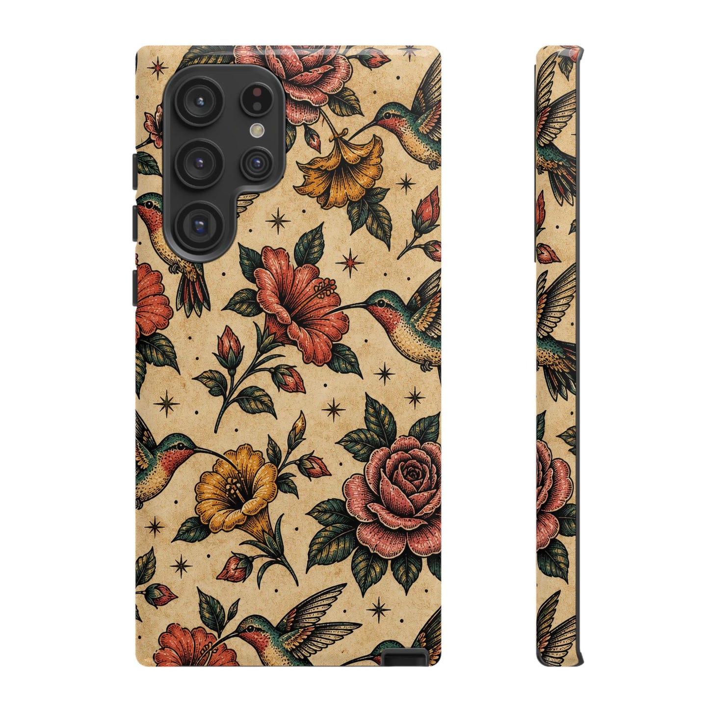 Hummingbird Rose Tough Case