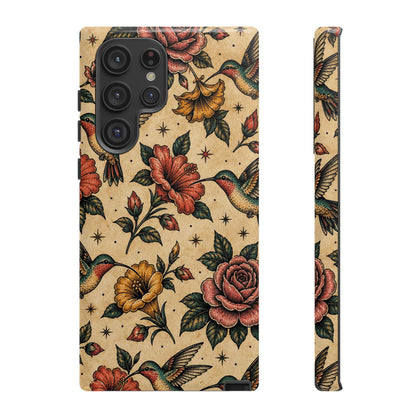 Hummingbird Rose Tough Case