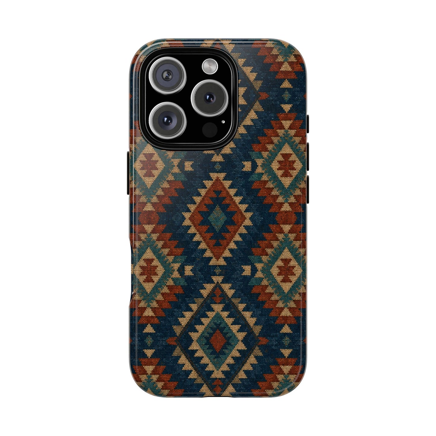 Navy Aztec Tough Case