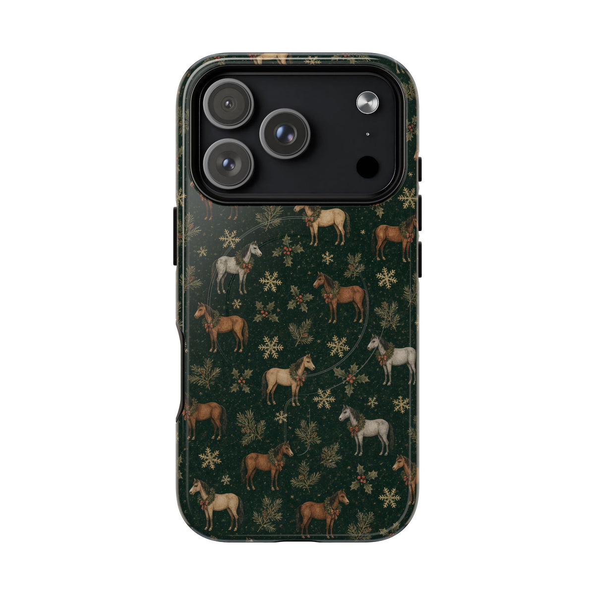 Evergreen Horses Magnetic Case