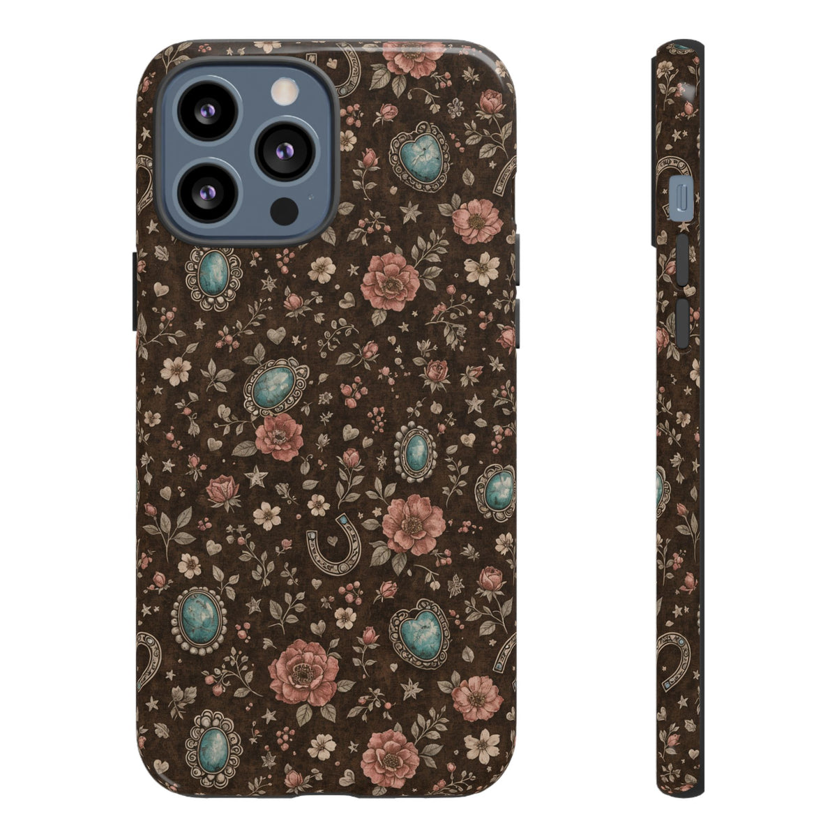 Turquoise Roses Tough Case