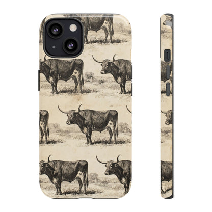 Vintage Longhorns Tough Case