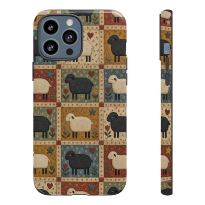 Sheep Quilt Tough Case