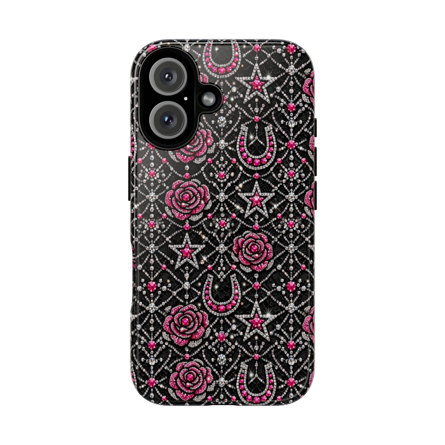Rhinestone Rose Tough Case