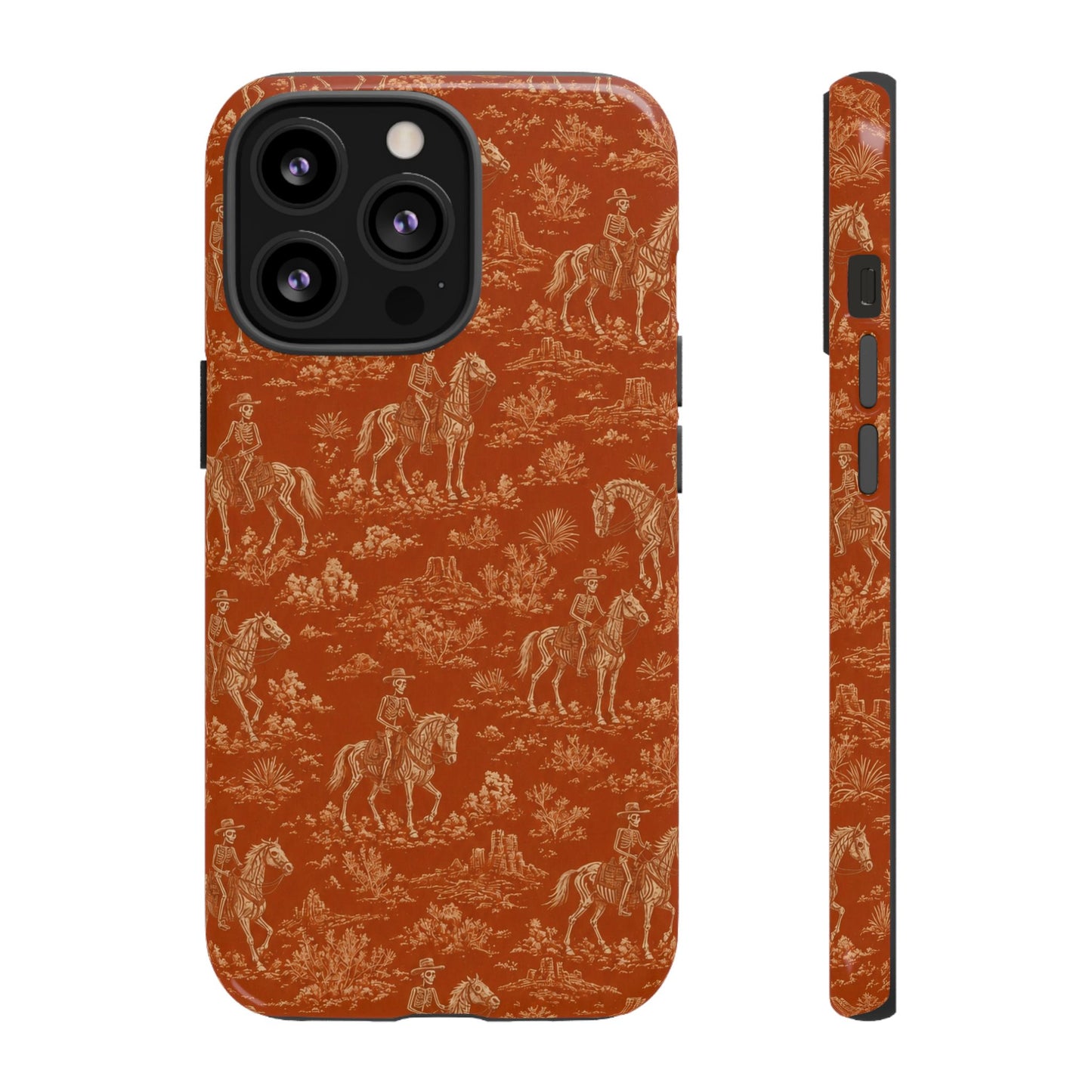 Cowboy Skeleton Toile Tough Case