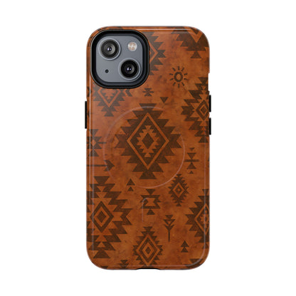 Rusty Aztec Magnetic Case