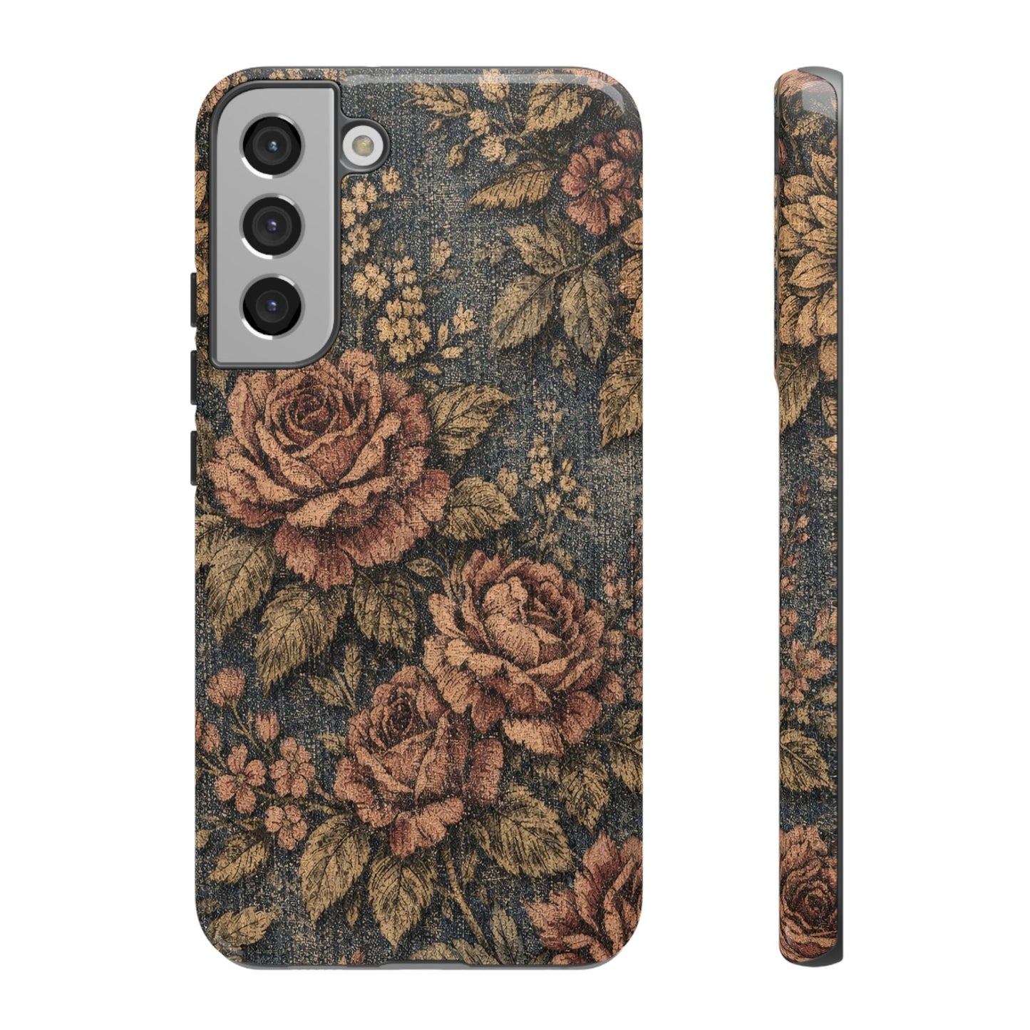 Denim Blooms Tough Case