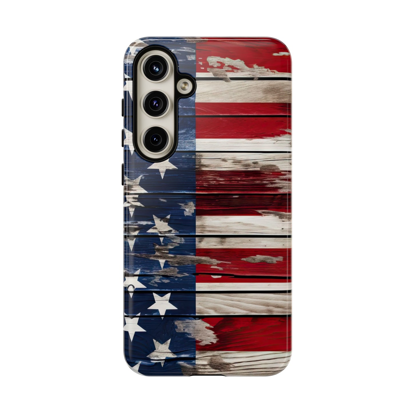 Wood Stars Stripes Tough Case