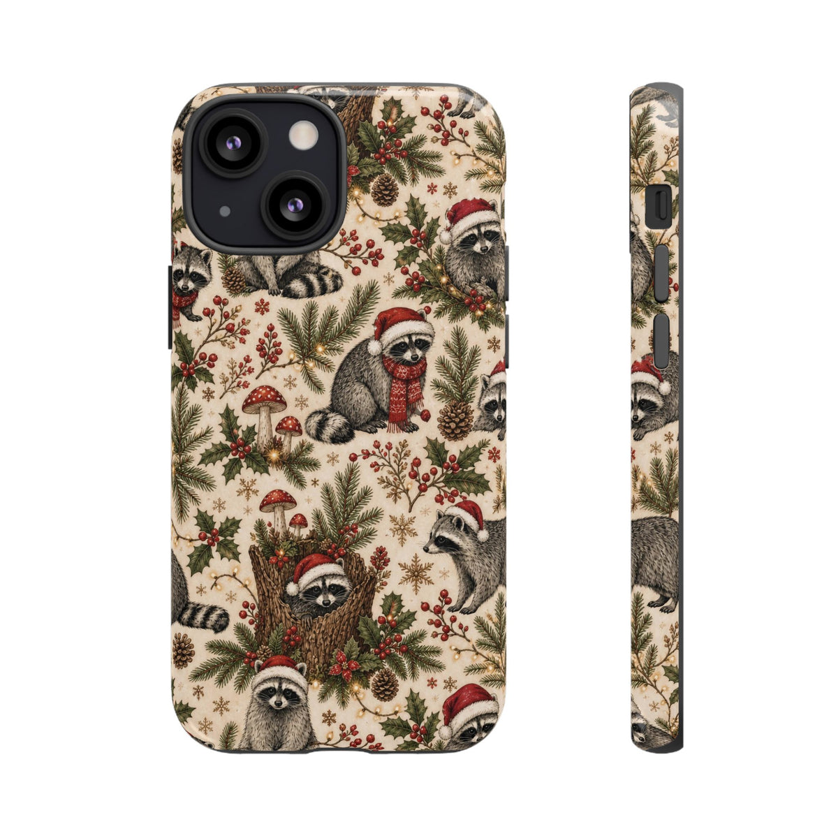 Raccoon Hollow Christmas Tough Case