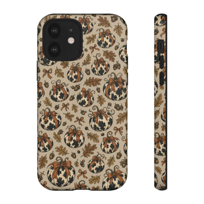 Cowhide Pumpkin Bows Tough Case