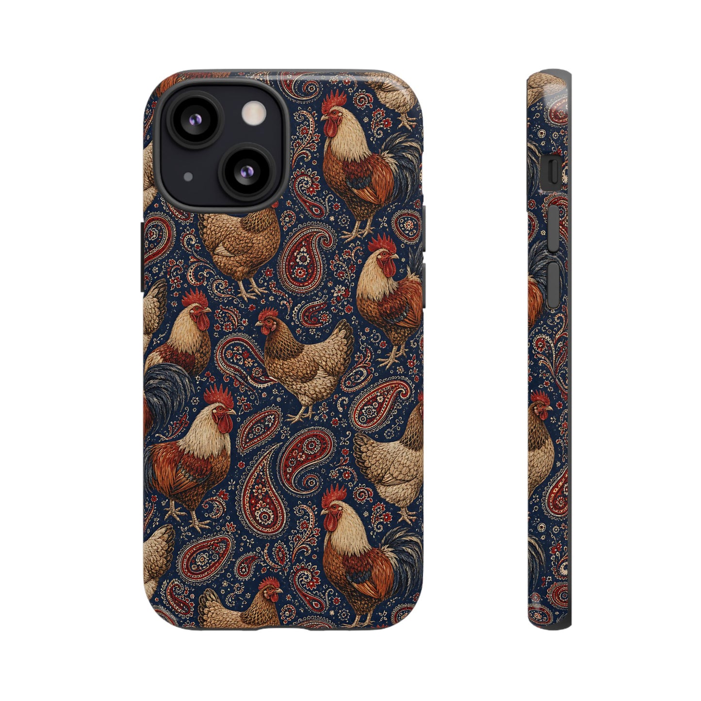 Patriotic Paisley Chickens Tough Case