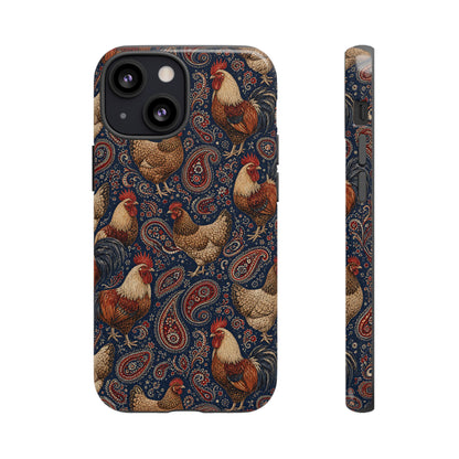 Patriotic Paisley Chickens Tough Case