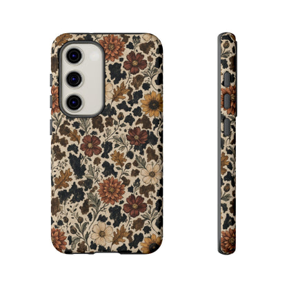 Autumn Cowhide Bloom Tough Case