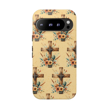 Floral Crosses Tough Case