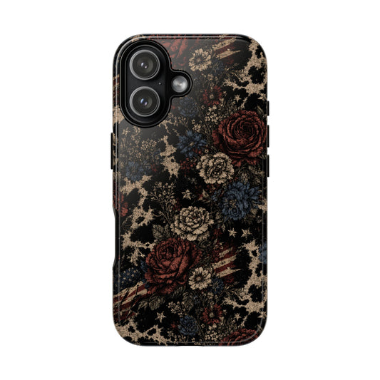 USA Cowhide Bloom Tough Case