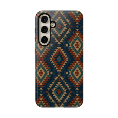 Navy Aztec Tough Case