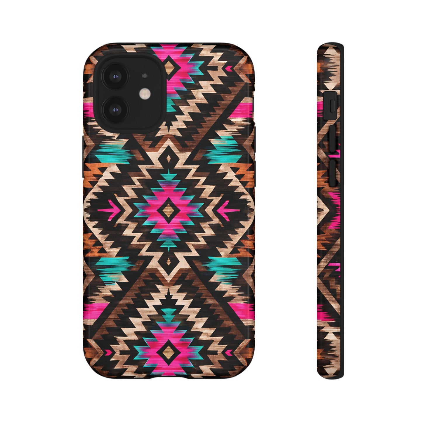 Neon Aztec Rug Tough Case