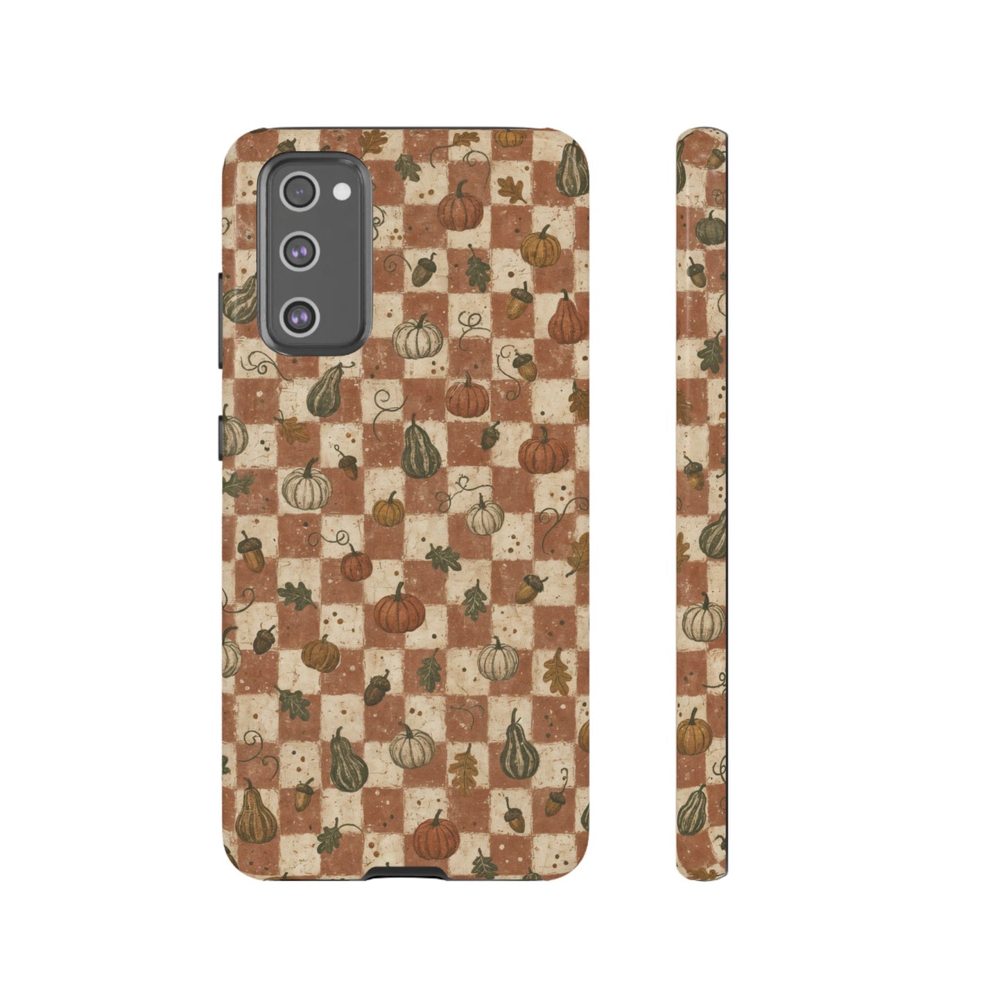 Pumpkin Checker Tough Case