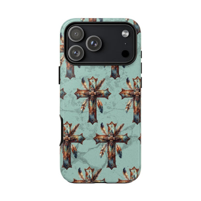 Crosses And Feathers Tough Case