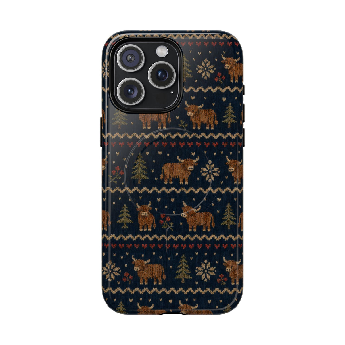 Highland Cow Sweater Magnetic Case
