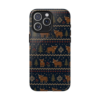 Highland Cow Sweater Magnetic Case