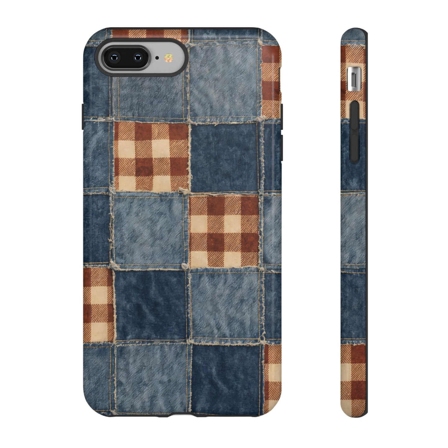 Denim Patchwork Tough Case