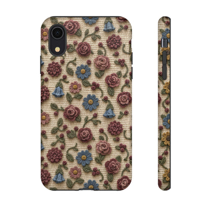 Crochet Flower Garden Tough Case