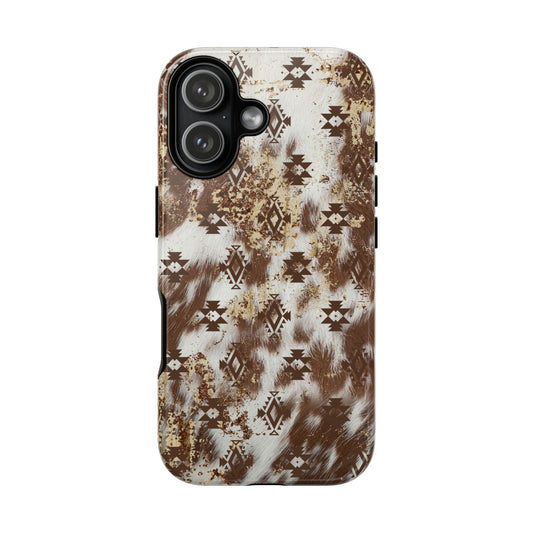 Aztec Cowhide Tough Phone Case
