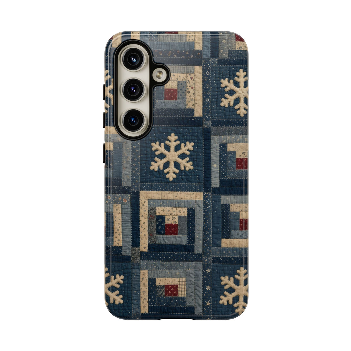 Snowflake Quilt Tough Case