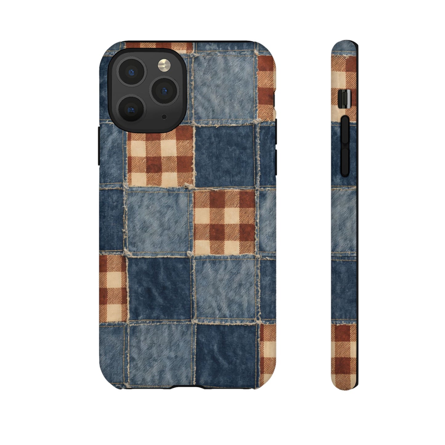 Denim Patchwork Tough Case