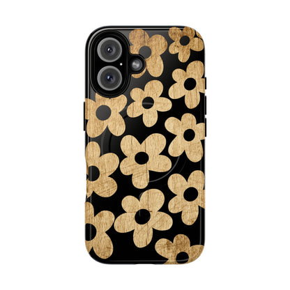 Retro Flower Magnetic Case