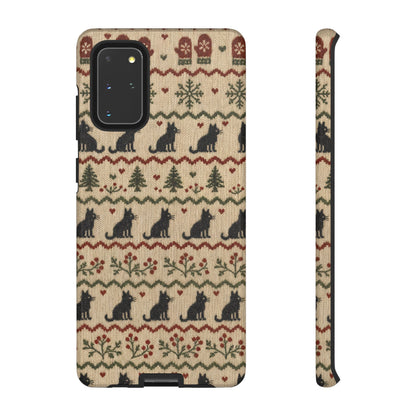 Black Cat Sweater Tough Case