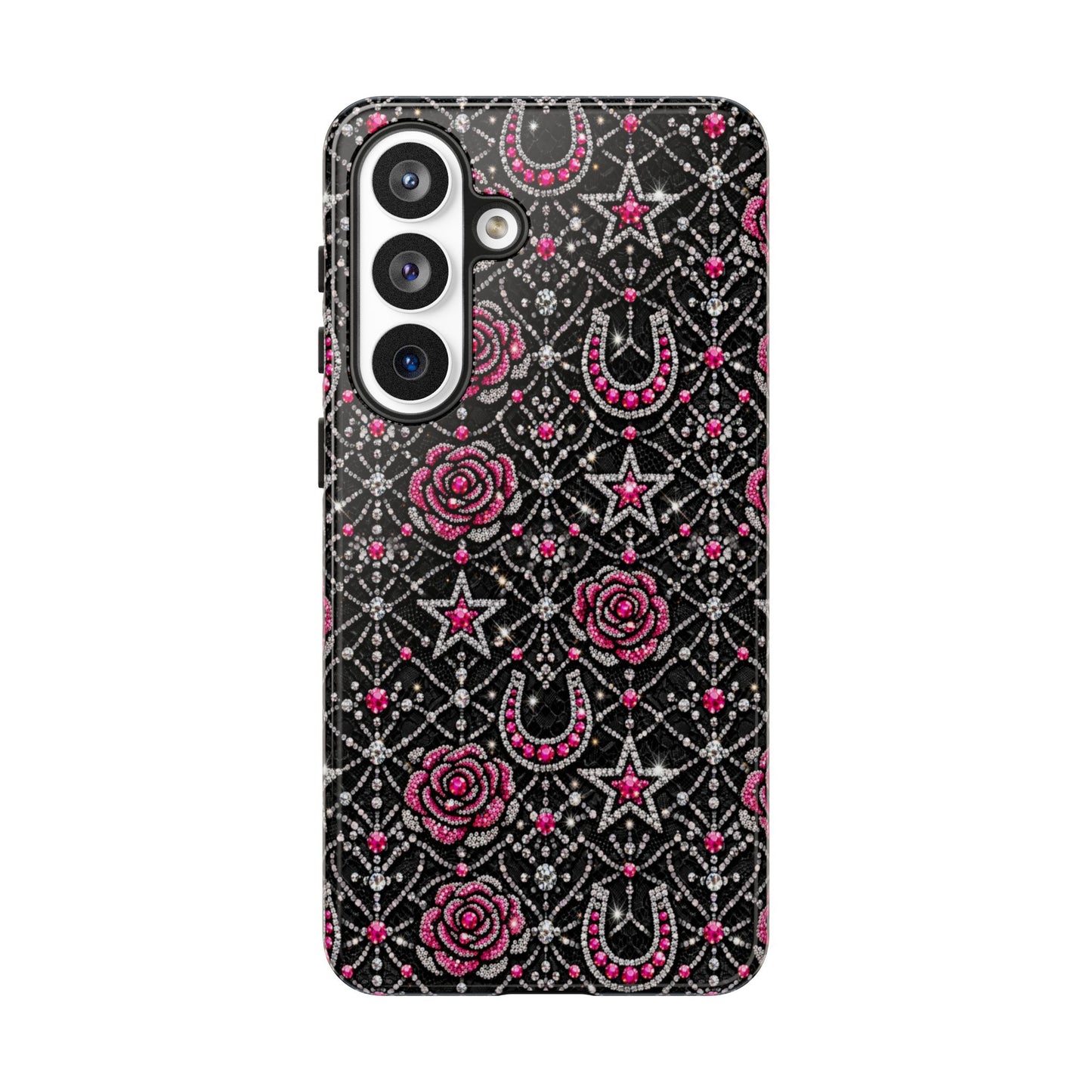 Rhinestone Rose Tough Case