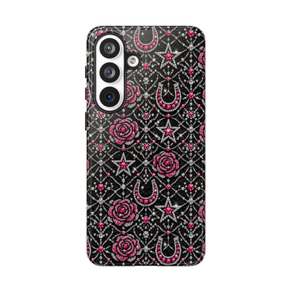 Rhinestone Rose Tough Case