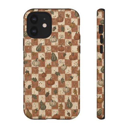 Pumpkin Checker Tough Case
