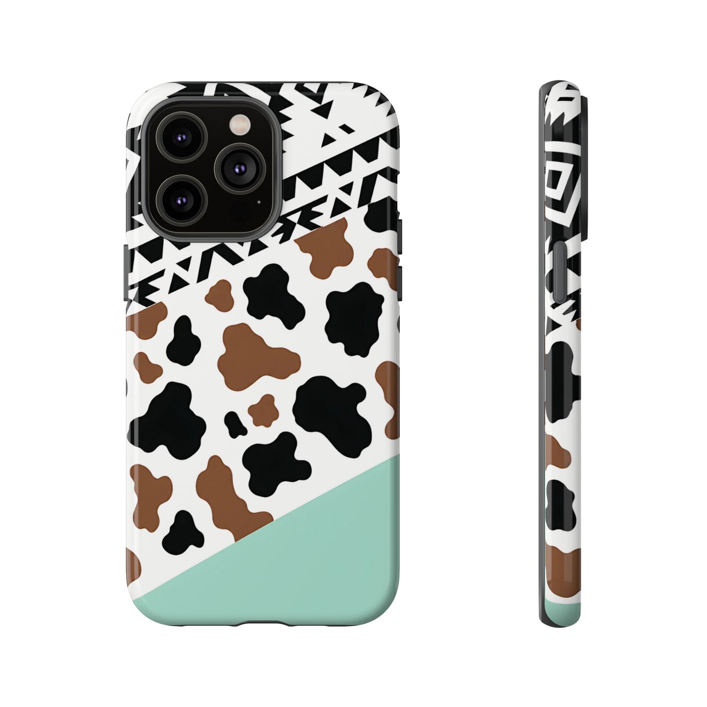 Mint Aztec Cowhide Tough Case