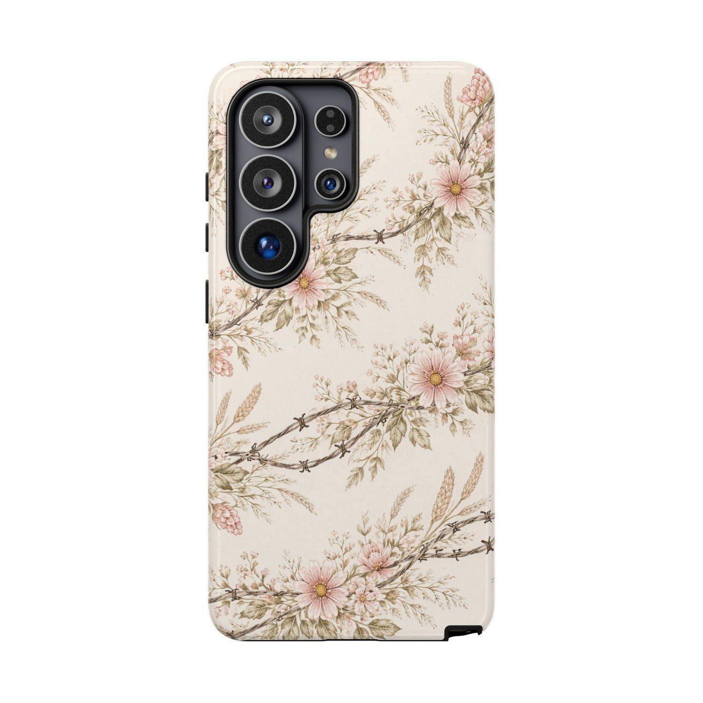 Floral Barbed Wire Tough Case