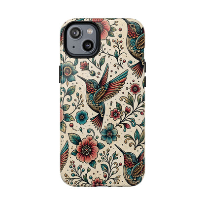 Retro Hummingbird Magnetic Case