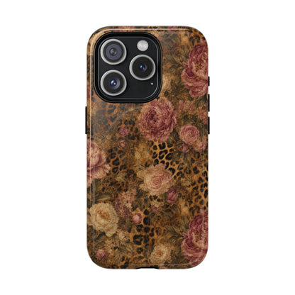 Leopard Floral Magnetic Case