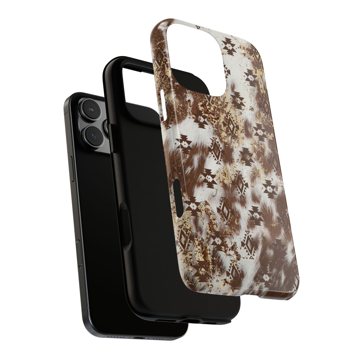 Aztec Cowhide Tough Phone Case