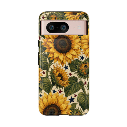Stars And Sunflowers Tough Case