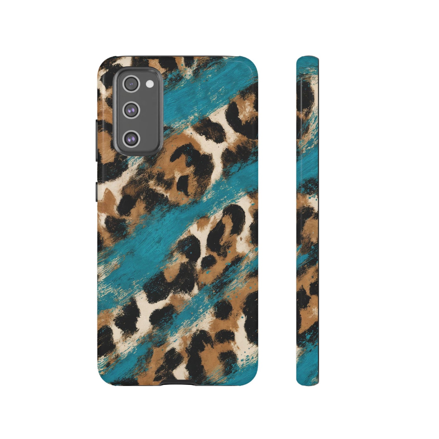Turquoise Leopard Tough Case