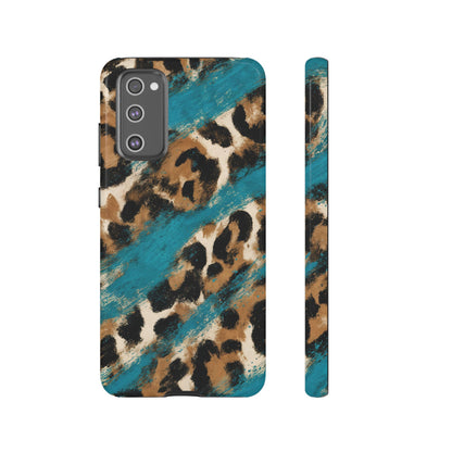 Turquoise Leopard Tough Case