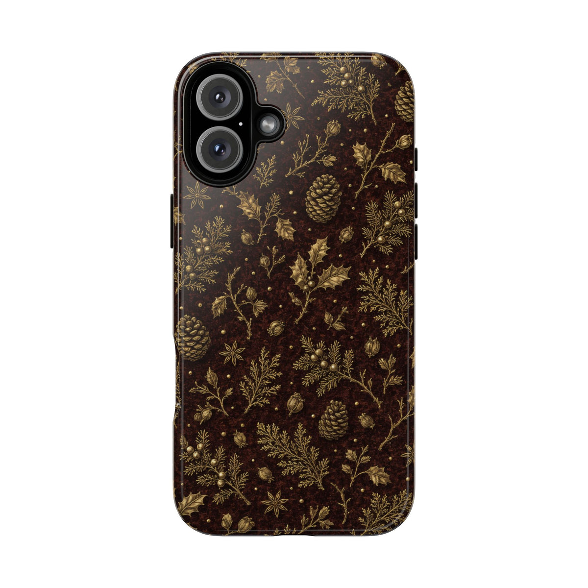 Brass Winter Botanicals Tough Case