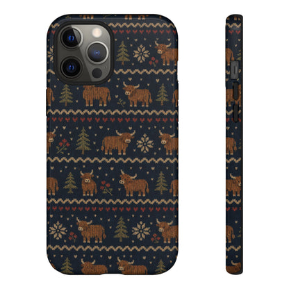 Highland Cow Sweater Tough Case