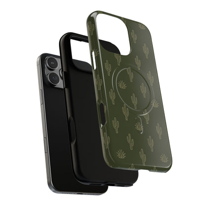 Green Cactus Magnetic Case
