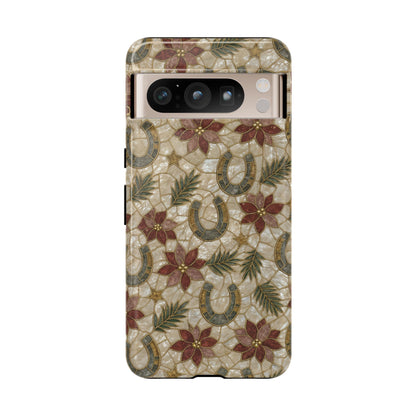 Pearl Horseshoe Poinsettia Tough Case