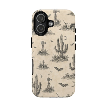 Spooky Desert Toile Tough Case