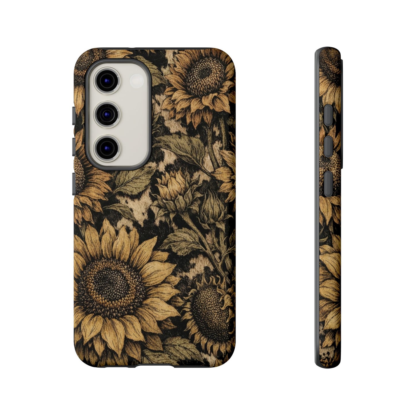 Cowhide Sunflowers Tough Case
