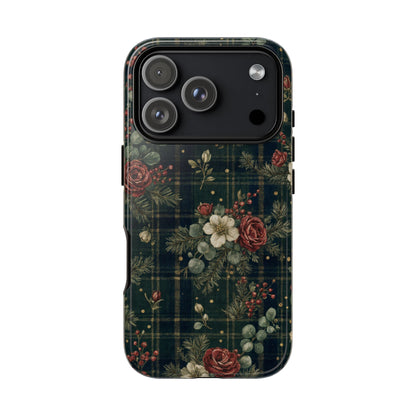 Tartan Roses Tough Case
